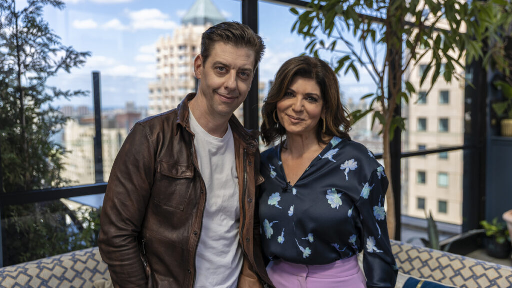 Top Art - The Broadway Show - Christian Borle - Tamsen Fadal - Photo: Luis Ferrá